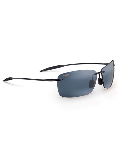 Maui jim Lighthouse Polarized Sunglasses in Black for Men | Lyst