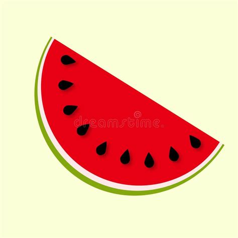 Watermelon Slices Icon Clipart Fruits In Cute Animated Cartoon Animated