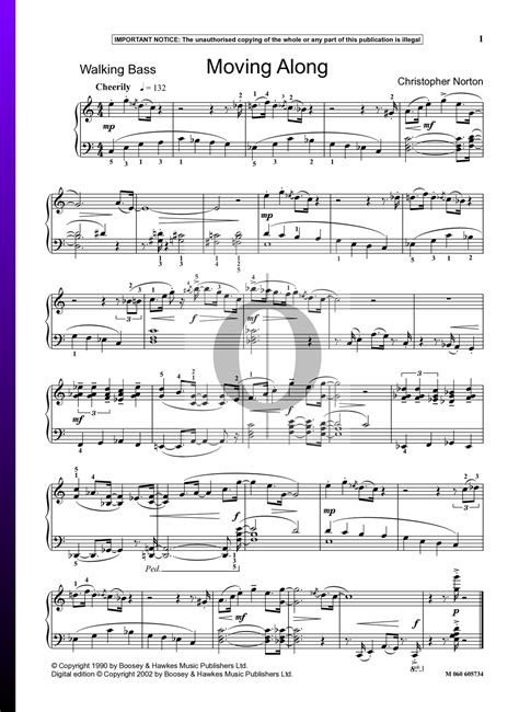 Moving Along Christopher Norton Piano Sheet Music Oktav