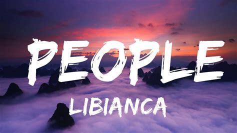 Top Lyrics Libianca People Remix Lyrics Ft Becky G Youtube