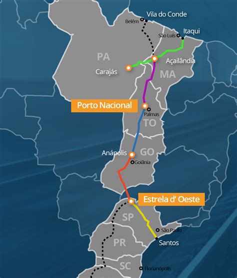 Ferrovia Norte Sul Mapa - Ferrovia Norte Sul Mapa - NAZAEDU