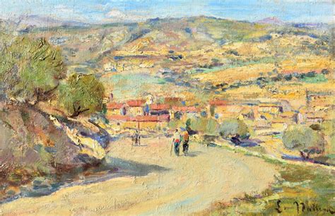 Chemin de Provence Louis NATTERO 1870 1915 Vers 1900 signé en bas