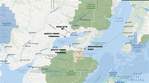 Map of Pebble Mine · National Parks Conservation Association