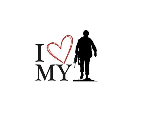 I Love Heart My Soldier Svg Png Pdf Jpeg File For Cricut And Cnc Etsy