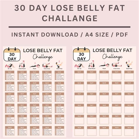 Day Lose Belly Fat Workout Challenge At Your Home Or Office Stomach