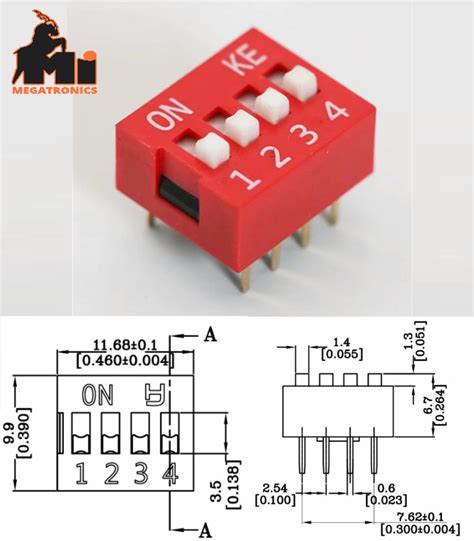 Ds Flat Dial Switch Bit Code Switch Mm Pi