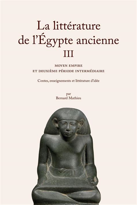 Calaméo Extrait Bernard Mathieu La Littérature de l Égypte