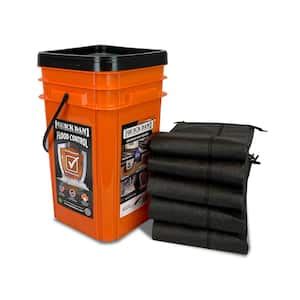 Quick Dam Grab And Go Flood Barrier Kit Contains 10 5 Ft Flood