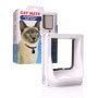 cat mate cat door range white  brown secure pet access