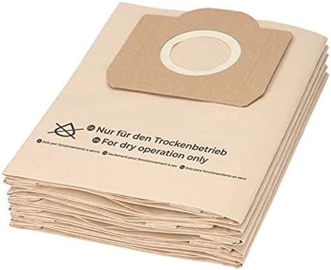 McFilter 10 Staubsaugerbeutel geeignet für Kärcher WD 3 P