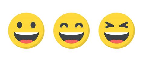 Laughing face emoji icon in flat design. Laugh, LOL facial emoticon concept 47019426 Vector Art ...