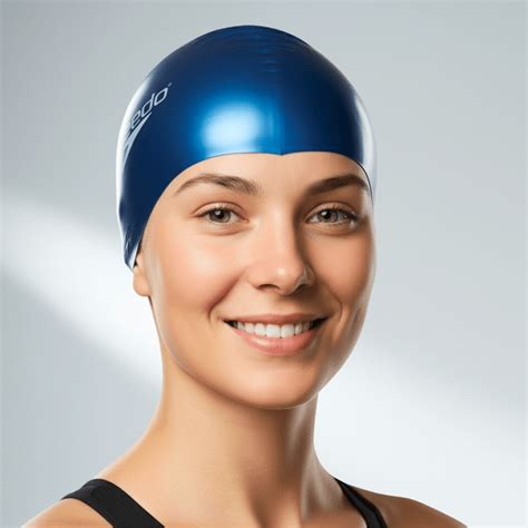 Melhor Touca De Natação - Touca de Natação Flat Cap em Silicone - AZUL ROYAL