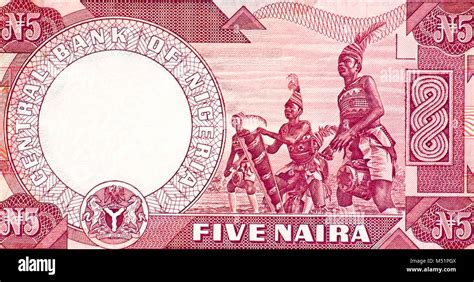 Nigeria Five 5 Naira Bank Note Stock Photo Alamy