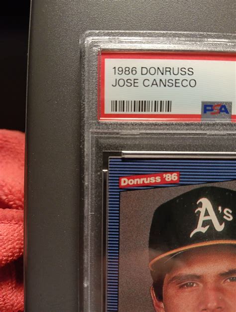 Donruss Jose Canseco Psa Mint Rc Rookie Roy Mvp Ws