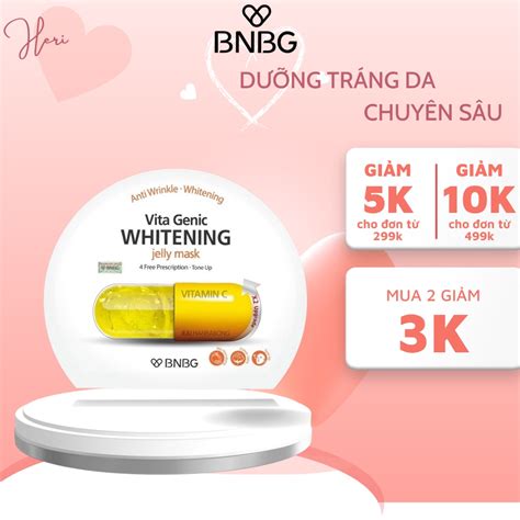 Mặt Nạ BNBG Dưỡng Trắng Sáng Da Làm Mờ Vết Thâm Nám BNBG Vita Genic