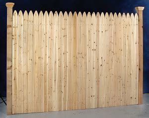 Single Sided Wood Fences Interstate Wholesale Fence