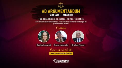 AD ARGUMENTANDUM TIRA CASACO COLOCA CASACO TÔ RICO TÔ POBRE YouTube