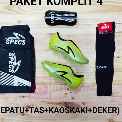 Jual PROMO HL036 SEPATU BOLA SPECS INFINITY ANAK PAKET SATU SET 4