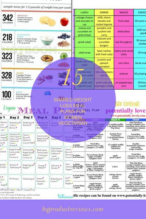 15 Our Most Shared Weight Loss Meal Plans For Women Vegetarian Best