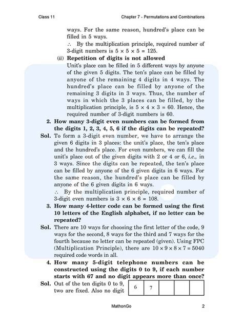 Ncert Solutions For Class Maths Chapter Exercise Mathongo