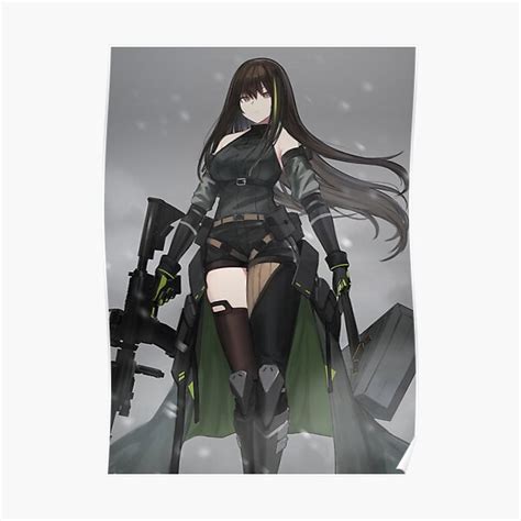 M4A1 Zettai Ryouiki Girls Frontline T Doll With Gun Sexy Lewd Boobs Tits Hentai Anime Girl