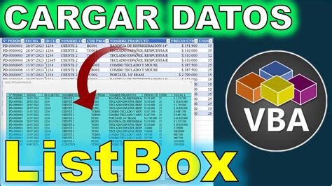 Cargar Datos En Listbox Cuadro De Lista Jansprograming Youtube