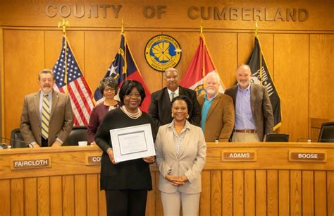 Cumberland County Recognizes Longest Serving Female County Employee