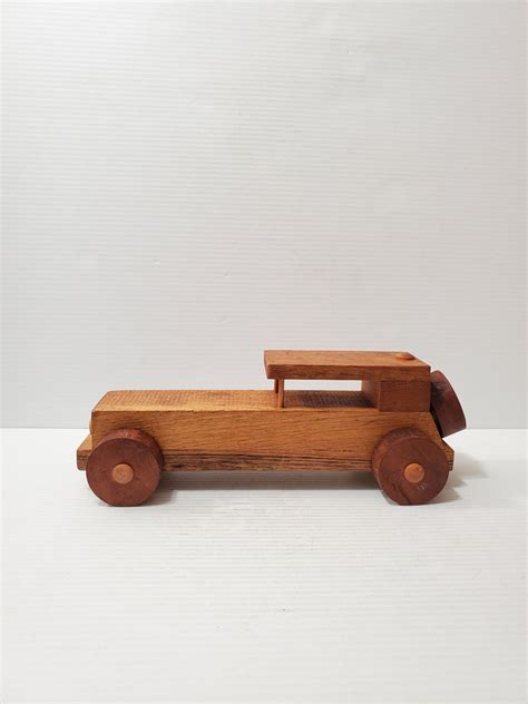 Wood Toy Car Hot Rod Coupe Handmade Paint Freaky Ford Etsy