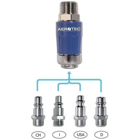 Raccord rapide de sécurité Aerotec EASY SAVE PRO 3 8 AG