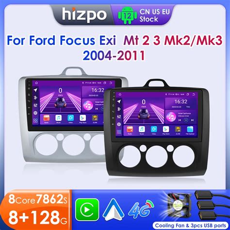 Hizpo 9 2 Din Car Radio For Focus Exi MT 2 3 MK2 MK3 Multimedia Player