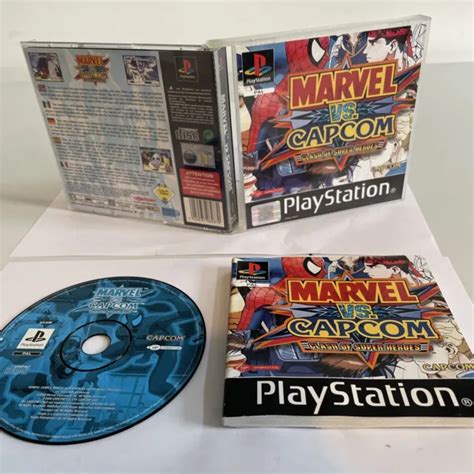 Marvel Vs Capcom Clash Of The Super Heroes Ps1 Playstation 1 Completo