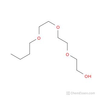 TRIETHYLENE GLYCOL MONOBUTYL ETHER Structure - C10H22O4 - Over 100 ...