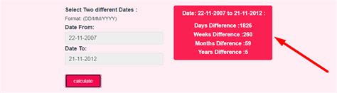 Date Calculator Calculate Duration Between Two Dates Yttags