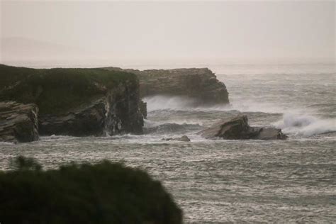 El primer temporal del año deja en Galicia lluvias y vientos superiores