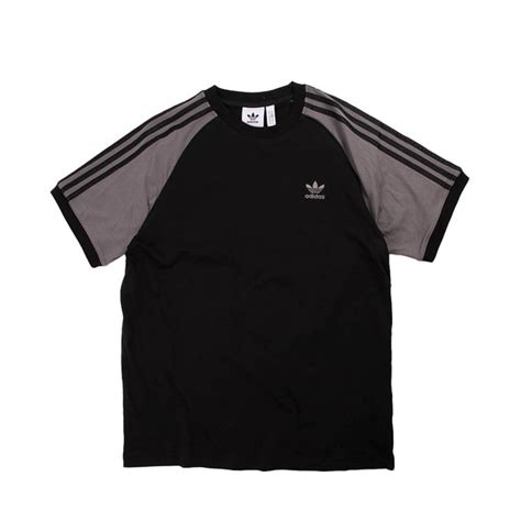 Adidas Adicolor Classics 3 Stripes Tee Black Grey JourneysCanada