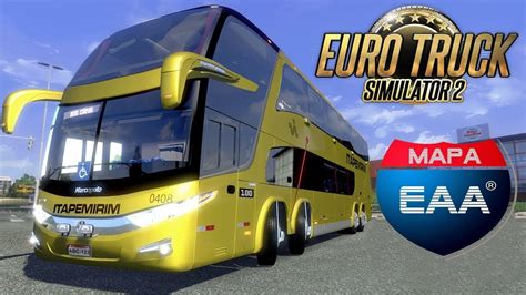 EURO TRUCK SIMULATOR 2 MAPA EAA BUS EXPLORANDO MAPA YouTube