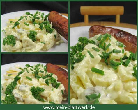 Kartoffelsalat Mit Mayonnaise Omas Rezept Mein Blattwerk