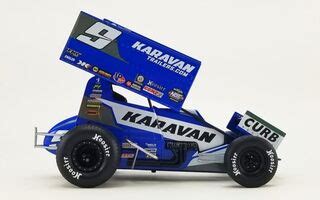 1:18 2021 9 Karavan Trailers Sprint Car - Kasey Kahne - AWESOME COLLECTABLES