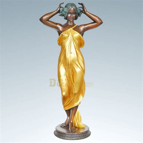 Life Size Antique Bronze Greek Lady Statue Nude Woman Sculpture