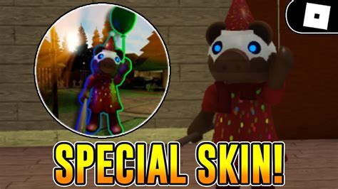 HOW TO GET THE SPECIAL SKIN BADGE THE CAKE PIGGY MORPH IN PIGGY