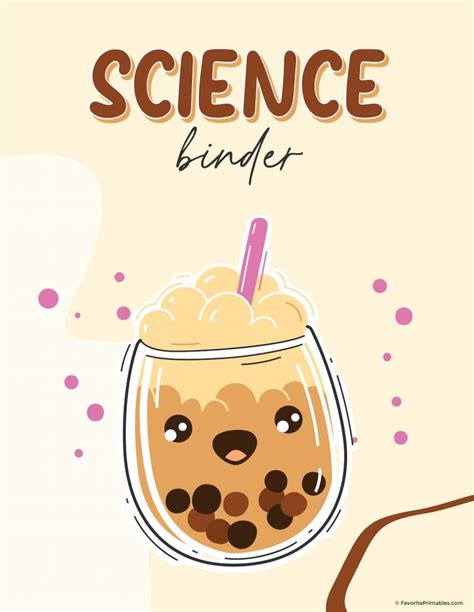 Science Binder Covers