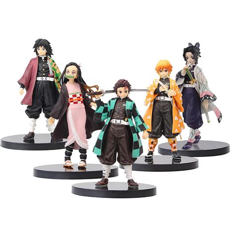 Buy Ventdouce 5pcs Demon Slayer Figure Q Version Kimetsu No Yaiba