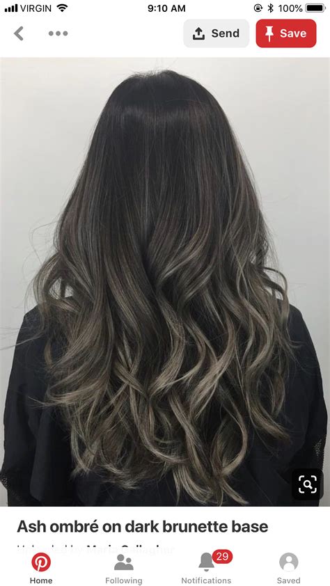 Pin On Balayage Balayage Hair Dark Black Hair Balayage Brunette