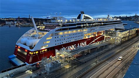 VIKING LINE Viking Grace Departure From Stockholm Sweden November 2023