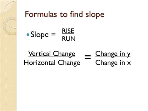 SLOPE What Does Slope Measure Slope Measures The Steepness Of A Line