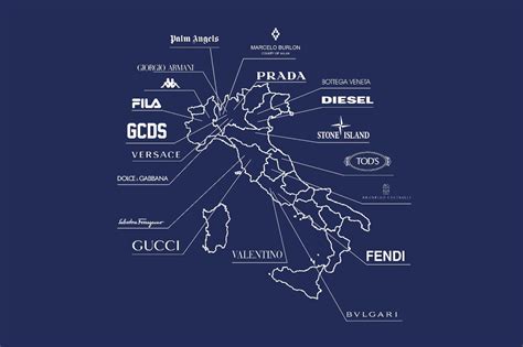 Fashion Map Dove Sono Nati I Brand Pi Famosi Ditalia