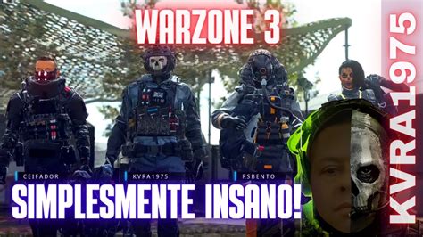 CALL OF DUTY WARZONE 3 SIMPLESMENTE INSANO YouTube