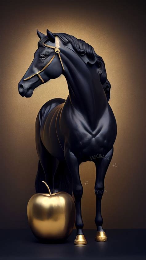 Arqu Tipo Do Cavalo E Ma Dourada Android Wallpaper Abstract Photo