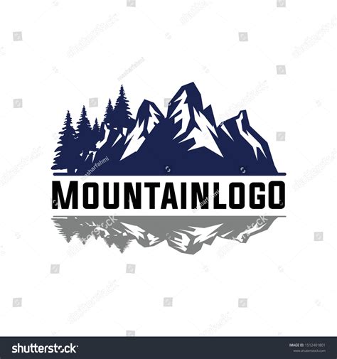 Mountain Forest Logotype Simple Logo Brands Stock Vector (Royalty Free) 1512401801 | Shutterstock