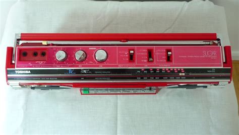 Toshiba Rt Sf7 Stereo Radio Cassette Recorder With Box Old Boomboxes